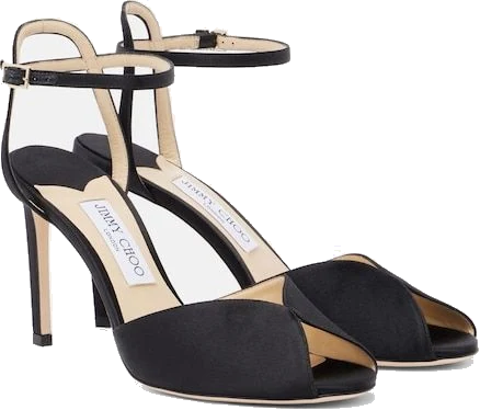 Jimmy Choo Sacora Black Sandals
