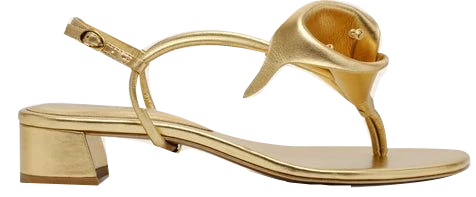 Cult Gaia Lila Gold Sandals