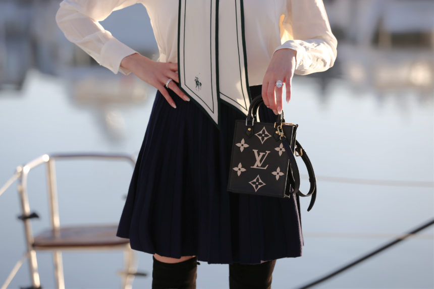 Pleats, Feathers & Harbor Views