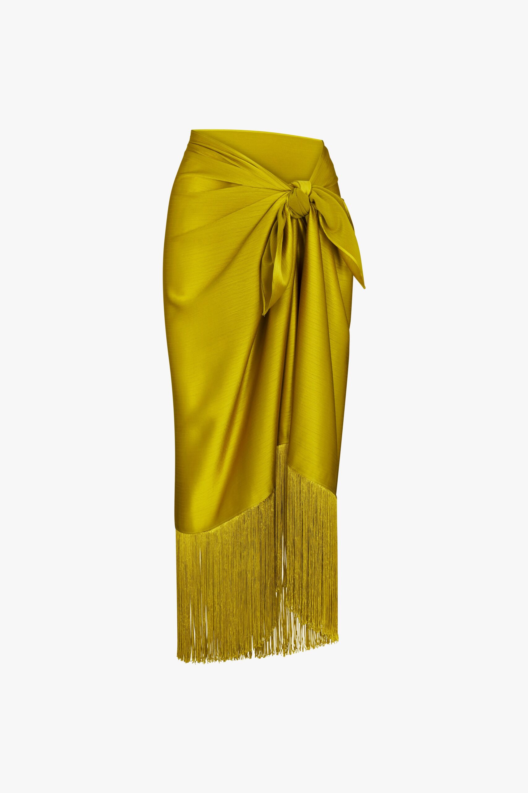 SAME Fringe Sarong · Chartreuse