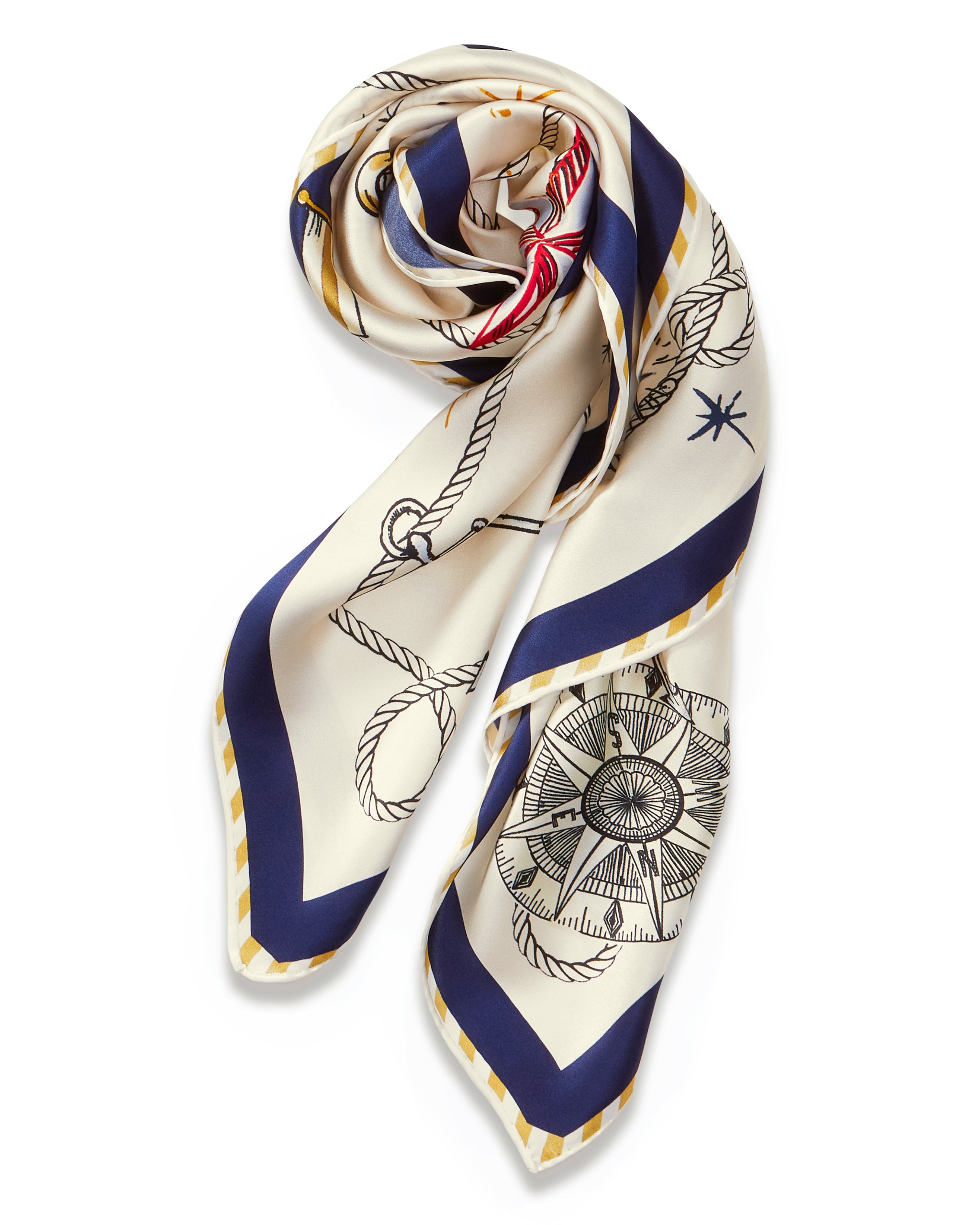 Petite Plume Regatta Royale silk scarf