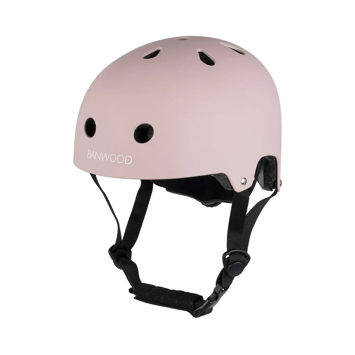 Banwood classic children's helmet in matte dusty pink