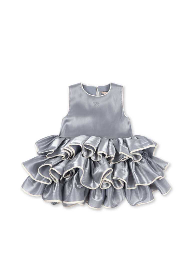 Konges Sløjd Fia Frill Dress, Sleet