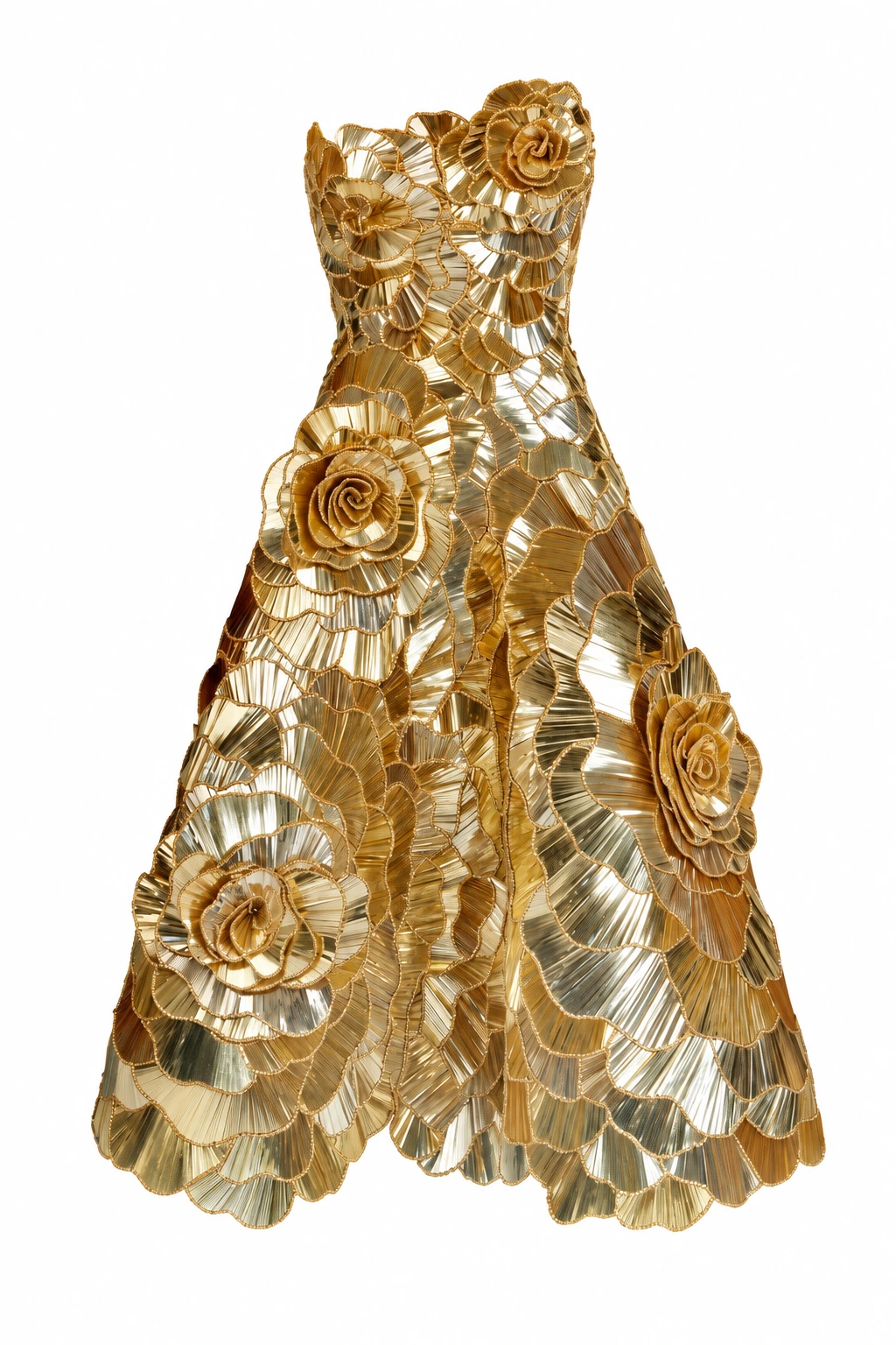 Oscar de la Renta Geometric Sequin Rosette Cocktail Dress on LTK