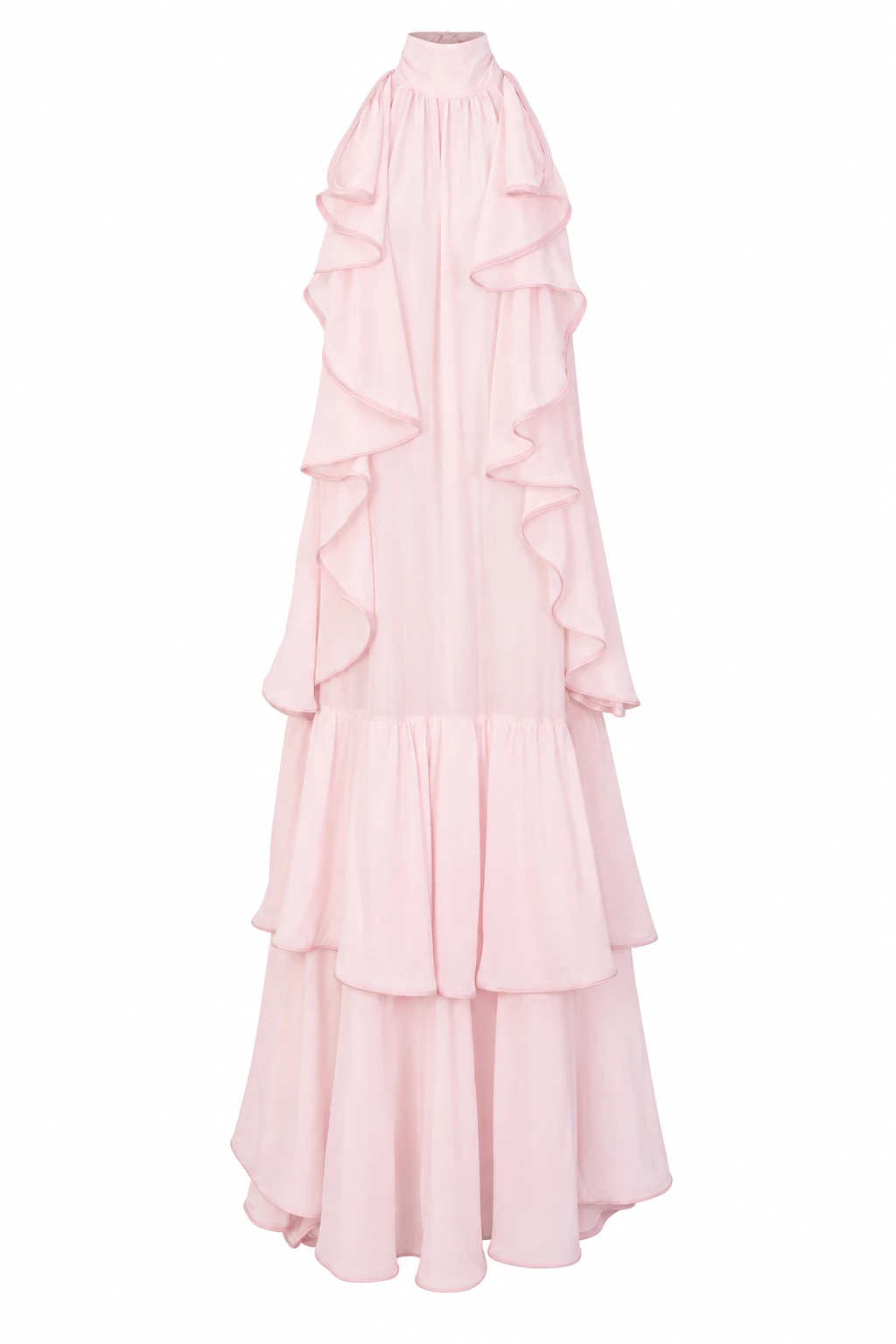 SAME Layered Chiffon Gown · Pale Pink on LTK