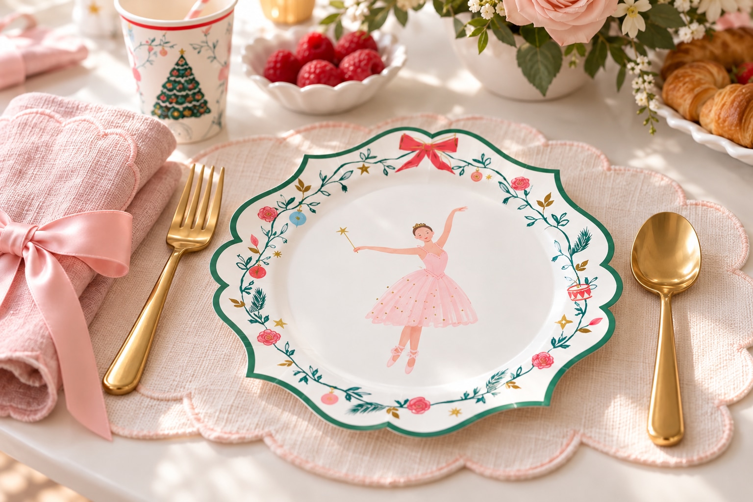 Meri Meri x New York City Ballet Small Character Paper Plates